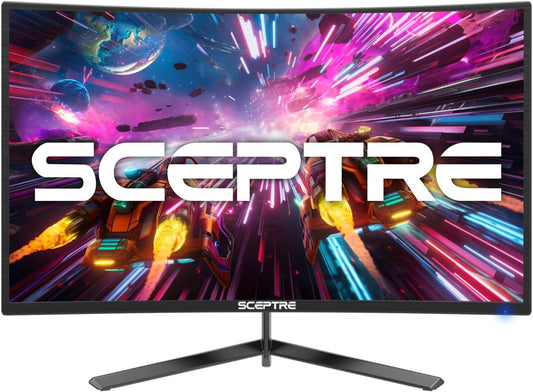 24- HDMI Sceptre inch Curved Gaming Monitor 1080p up to 165Hz DisplayPort