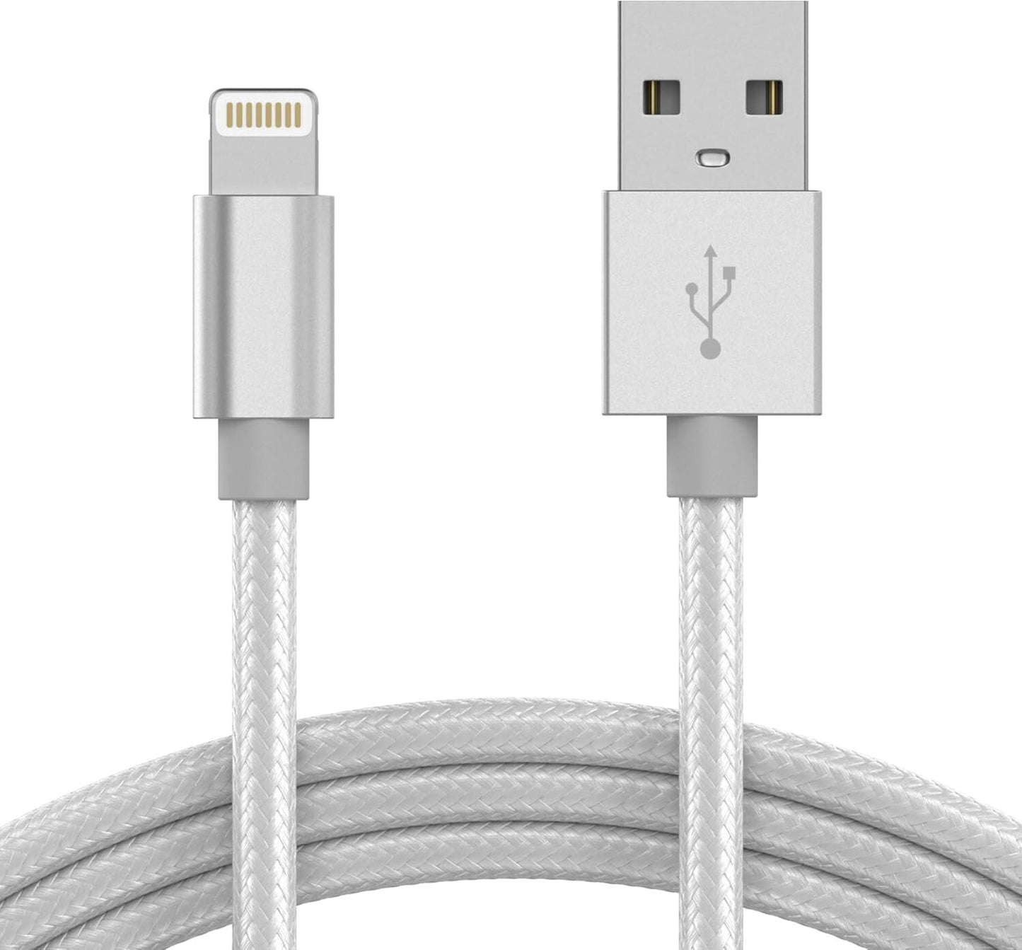 TALK WORKS iPhone Charger Cable 6ft Braided Heavy Duty Cord