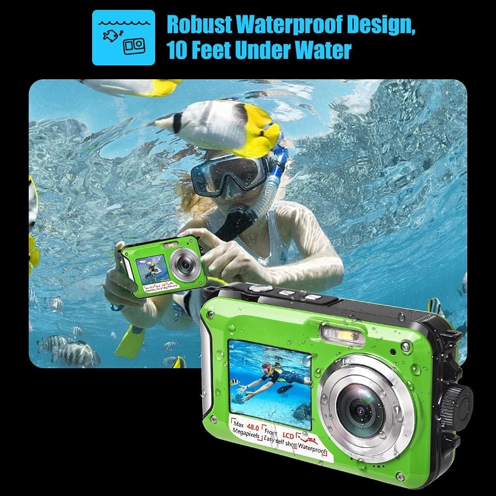 48MP S P Safe Perfect Underwater Camera Full HD 27K Waterproof Camera