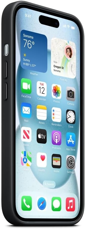 Apple iPhone 15 FineWoven MagSafe Black