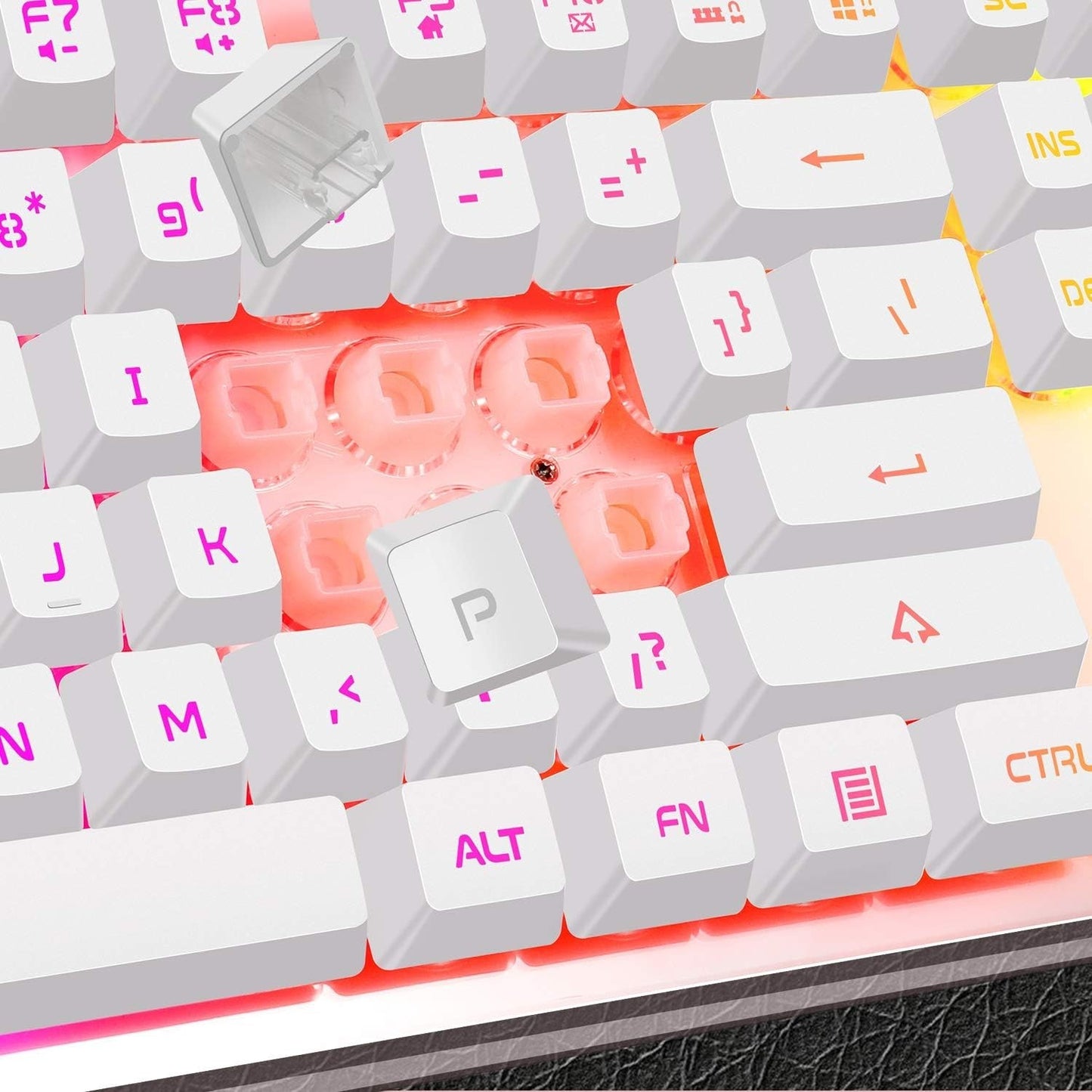 Gaming Keyboard and Mouse Combo, K1 RGB LED Backlit Keyboard with 104 Key for PC