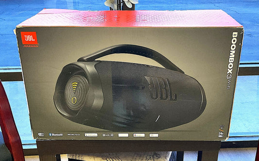 JBL Boombox 3 WiFi Portable Bluetooth Speaker Powerful Sound Monstrous Bass