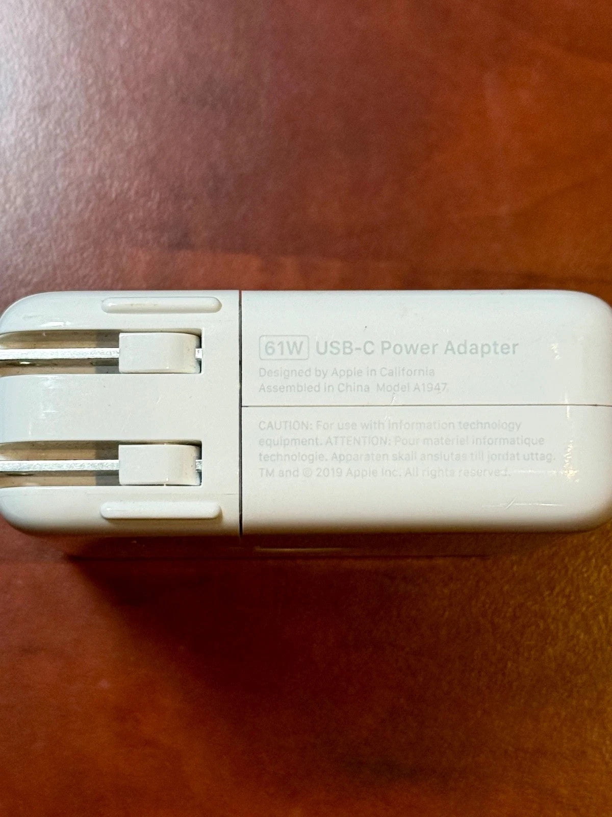 Genuine OEM 61W USB-C Type-C Adapter Charger For Apple MacBook PRO 13 inch A1718
