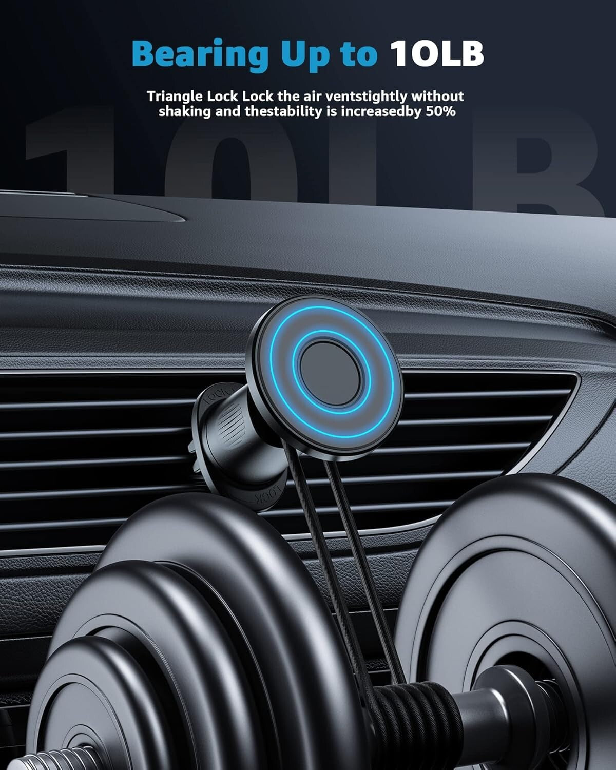 360 ORIbox Magnetic Phone Holder Car Strongest Adjustable iPhone 14