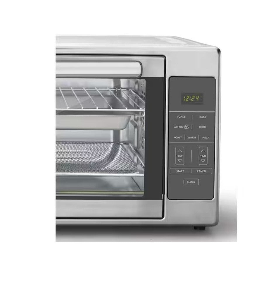 Oster 1700W Digital Air Fryer Toaster Oven – XL, Stainless Steel, Multi-Function