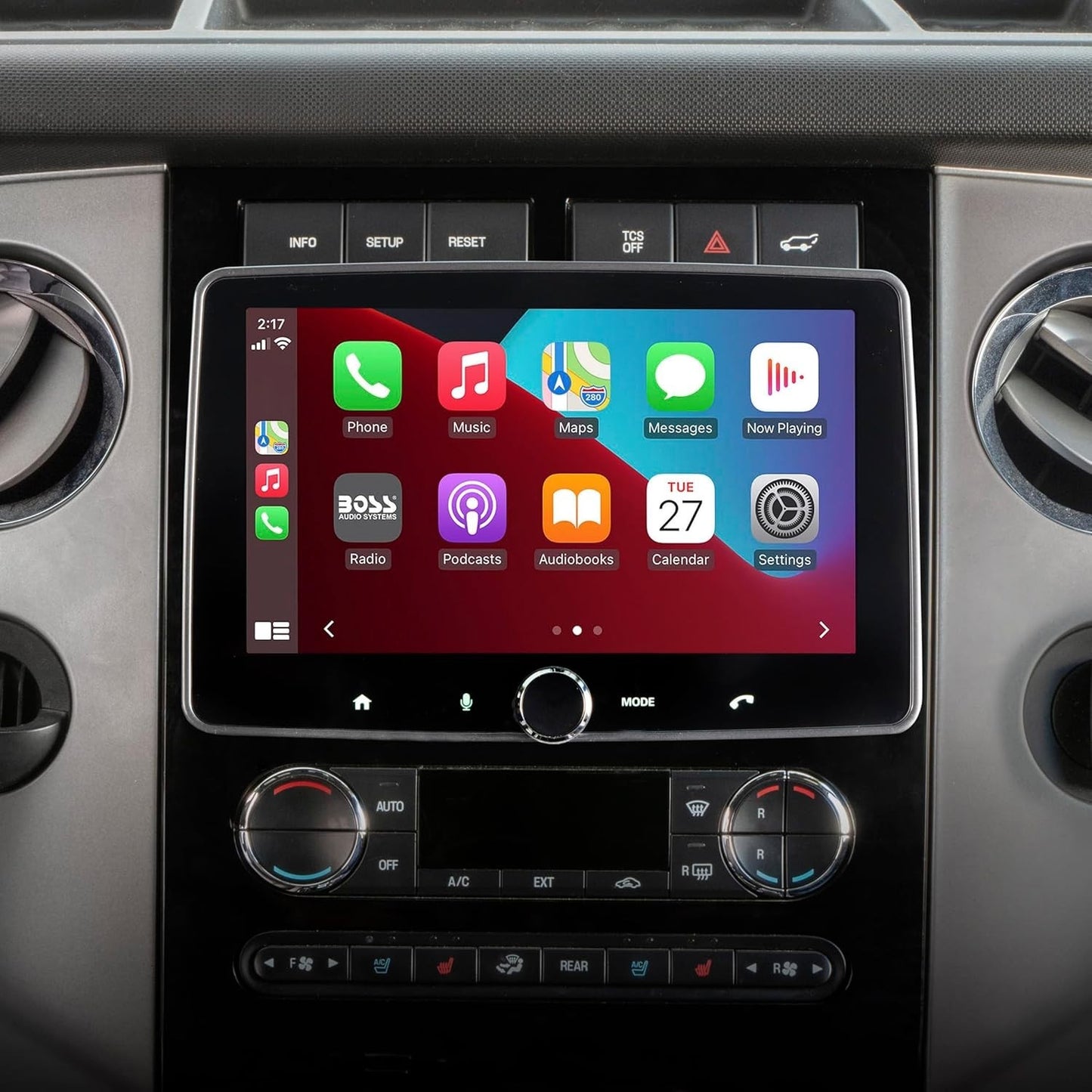 Scosche FD3090B Dash Kit – Double or Single DIN w/ Pocket, 1995‑2016 Ford & More