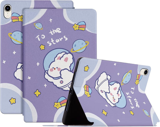 iPad Mini 7 Smart Stand Shell Protective Case w/ Auto Sleep/Wake  -Cute Rabbit