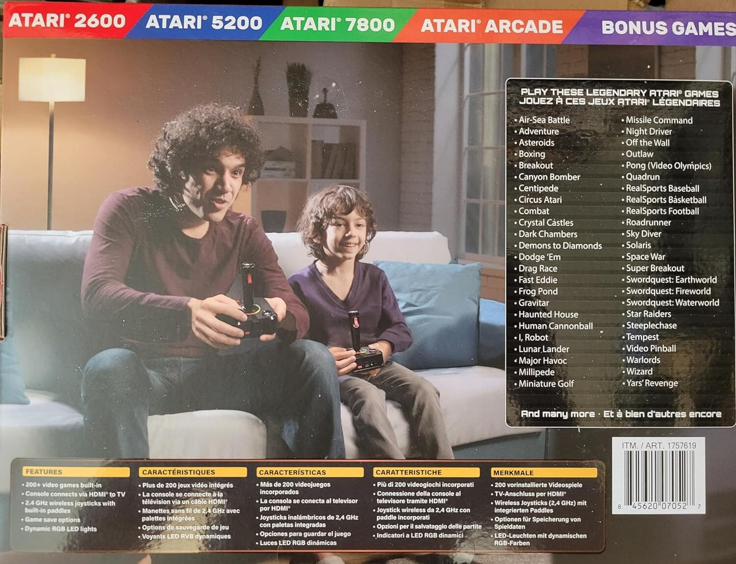 200 GAMES My Arcade Atari GameStation Pro Plug N Play Video Game System
