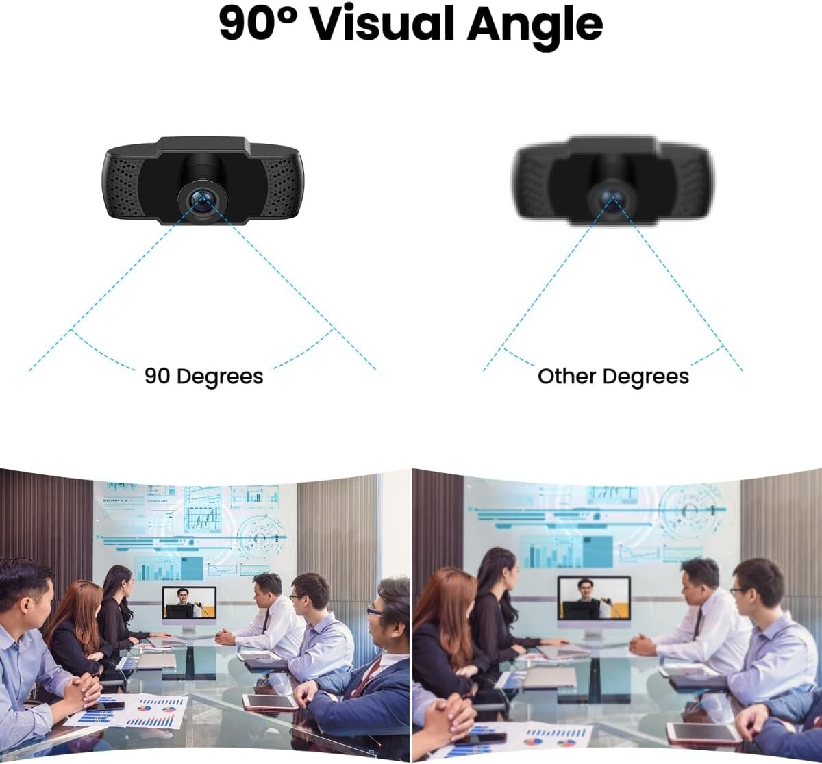 1080P USB wansview Webcam w Mic HD Webcam PC Laptop Web cam w Privacy