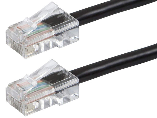 Monoprice Cat6 Ethernet Patch Cable 05 Feet Black Network Internet Cord