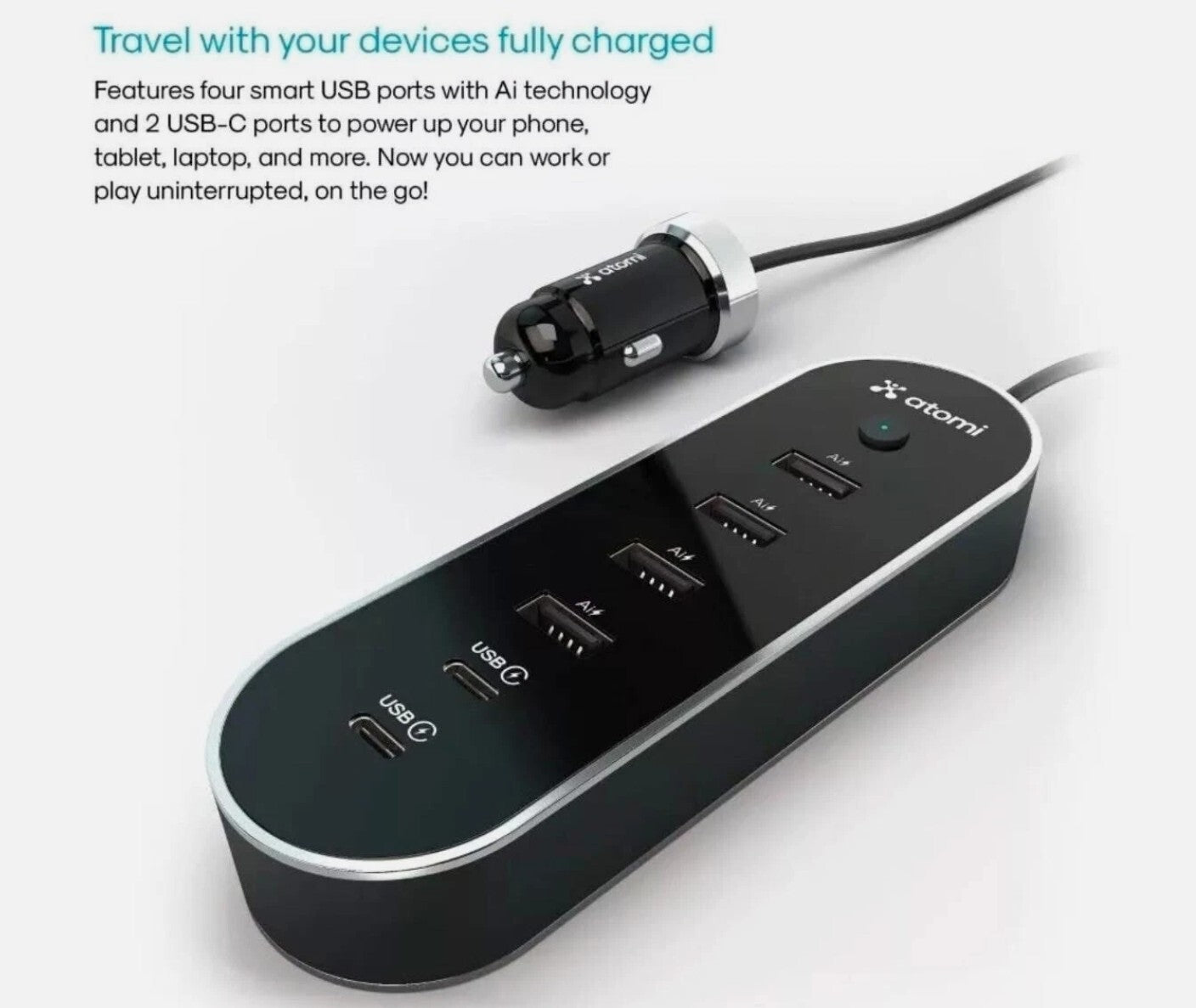 40W 12V Atomi Charger 2 Pack
