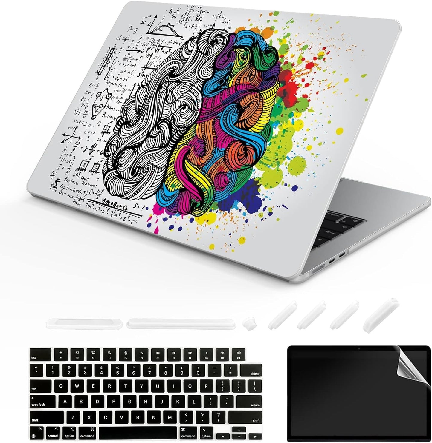 2022 MacBook Air 136 UV Printed Shell Keyboard Screen Protector