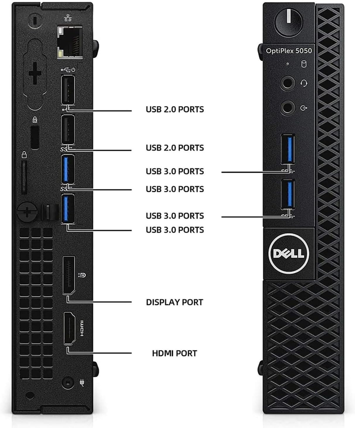 5050 FHD Dell OptiPlex Mini Desktop Computer PC 22 Intel Core i5