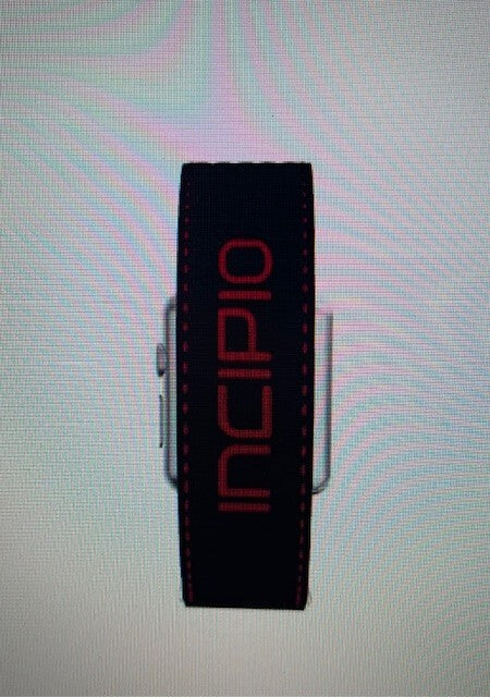 Incipio Smartwatch Replacement Band Apple Watch 42mm BlackRed Stitching