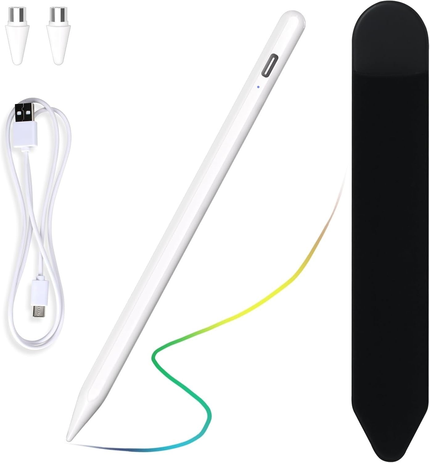 Active Stylus Pen for iOS/Android Touch Screen Comp. w/ Samsung, Lenovo, Huawei