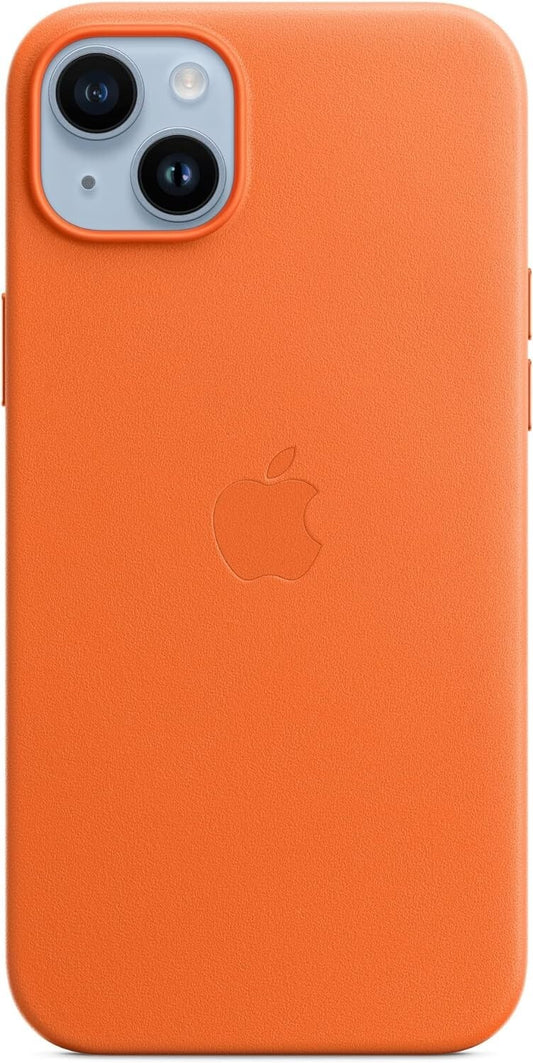 Apple iPhone 14 Plus Leather MagSafe Orange