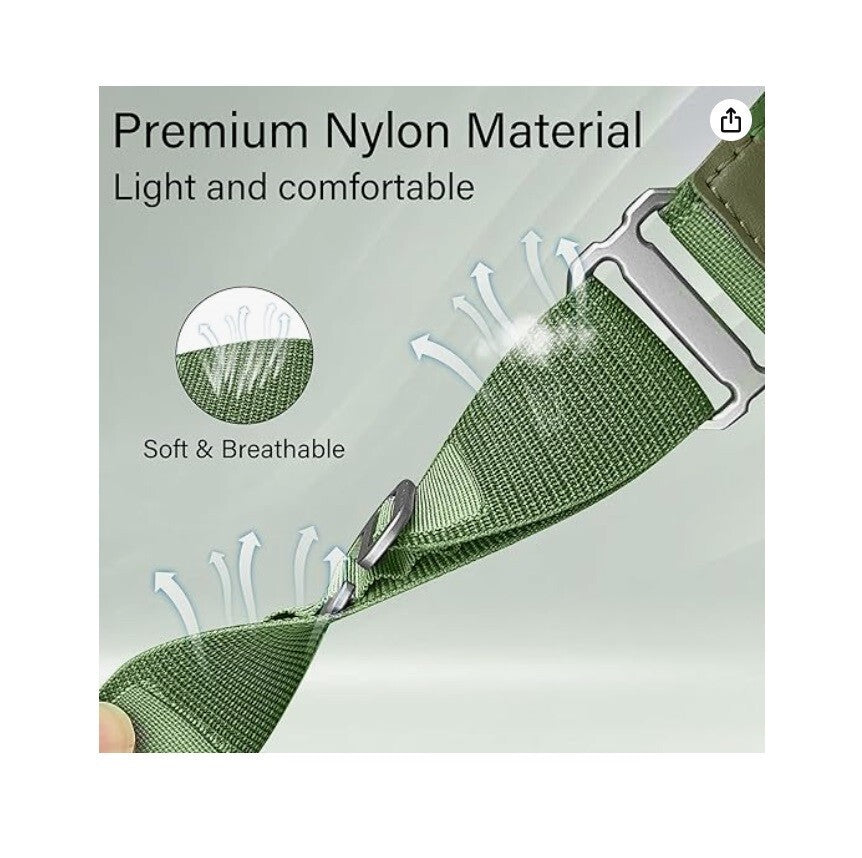 Zsuoop Alpine Loop Nylon Bands Compatible w Apple Watch Ultra 49 45 44 42 GHoo