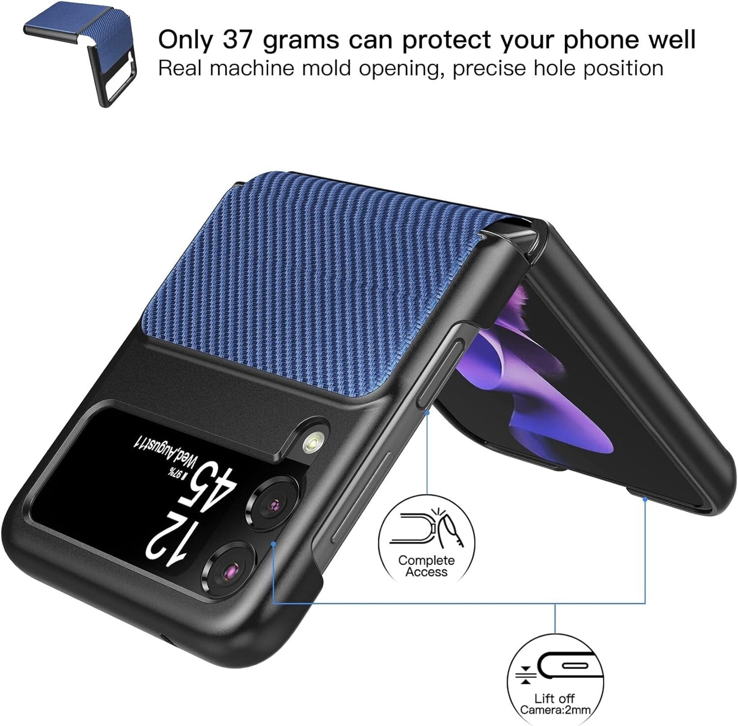 Samsung w Hinge Protection Galaxy Z Flip 5 Slim Fit Lightweight Shockp