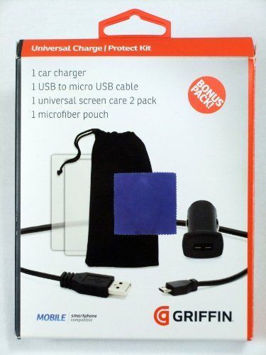 Griffin USB KIT Universal Micro Charger Screen Protector Microfiber
