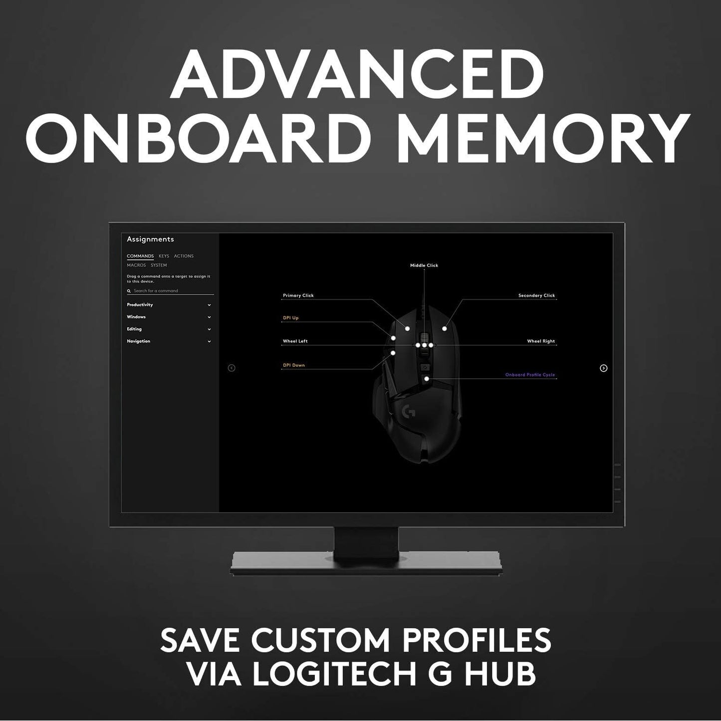 HERO G502 Logitech High Performance Wired Gaming Mouse Sensor 25