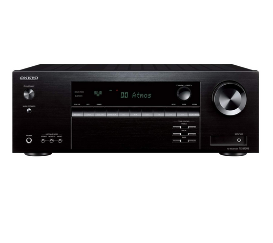 Onkyo TX-SR393 5.2ch A/V Receiver 80W/Ch Dolby Atmos DTS:X 4K HDR Bluetooth