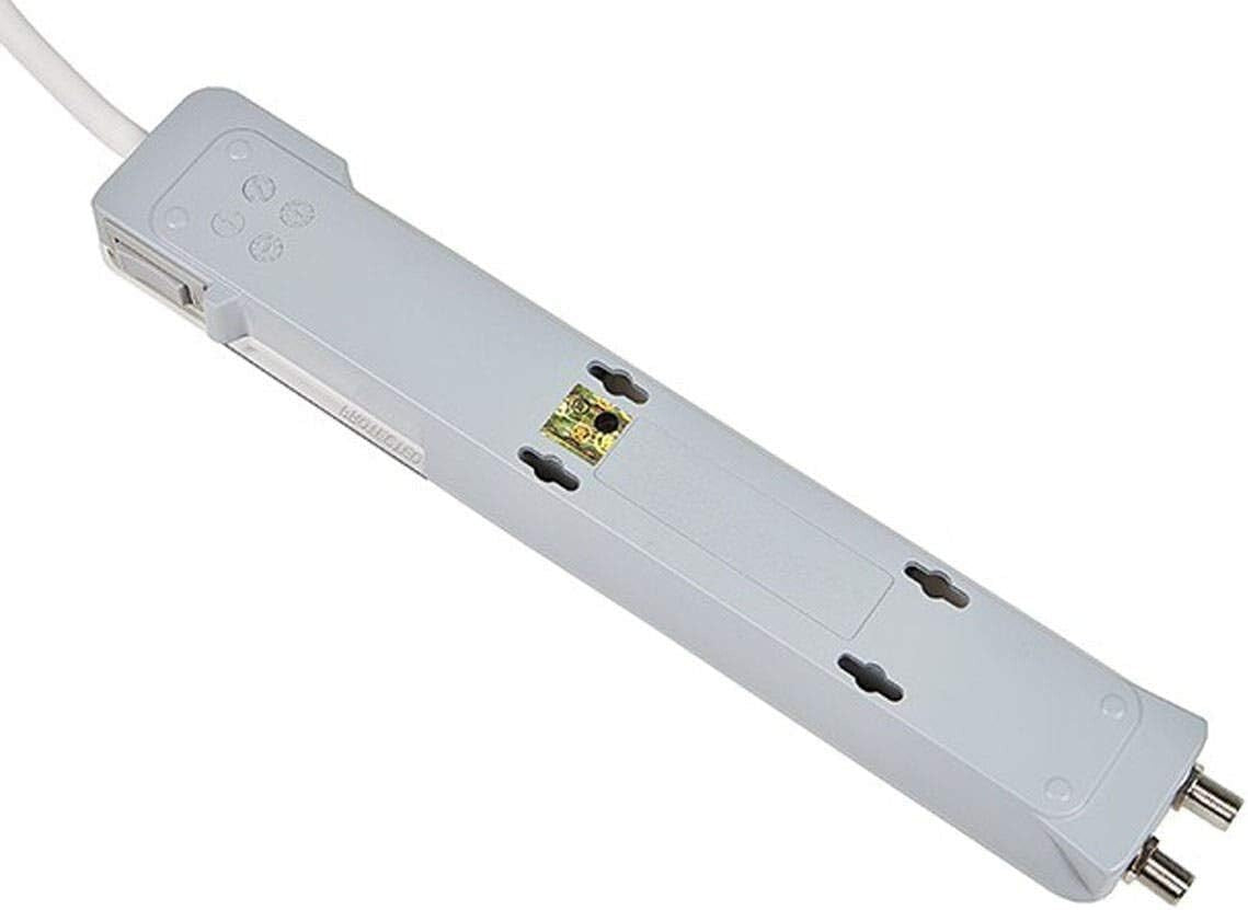 9199 1080J Monoprice 6 Outlet Slim Surge Protector Power Strip 4 foot