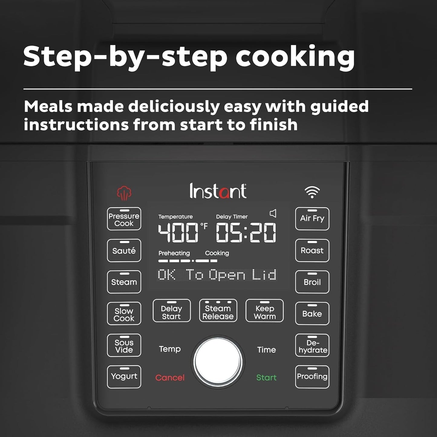 Instant Pot Duo Crisp 6.5 Qt – 13-in-1 Air Fryer & Pressure Cooker w/ Wi-Fi