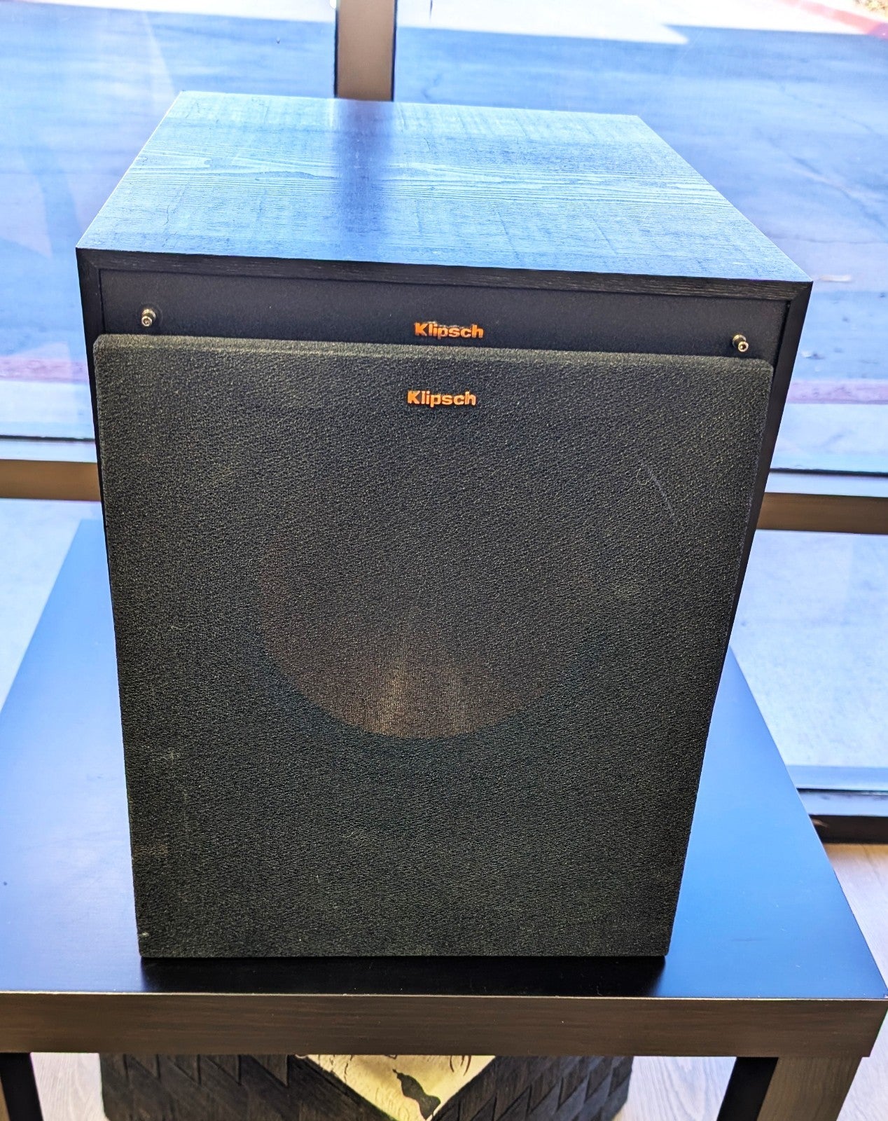 Klipsch R-100SW 10" Subwoofer – Deep Bass, All-Digital Amp, Black