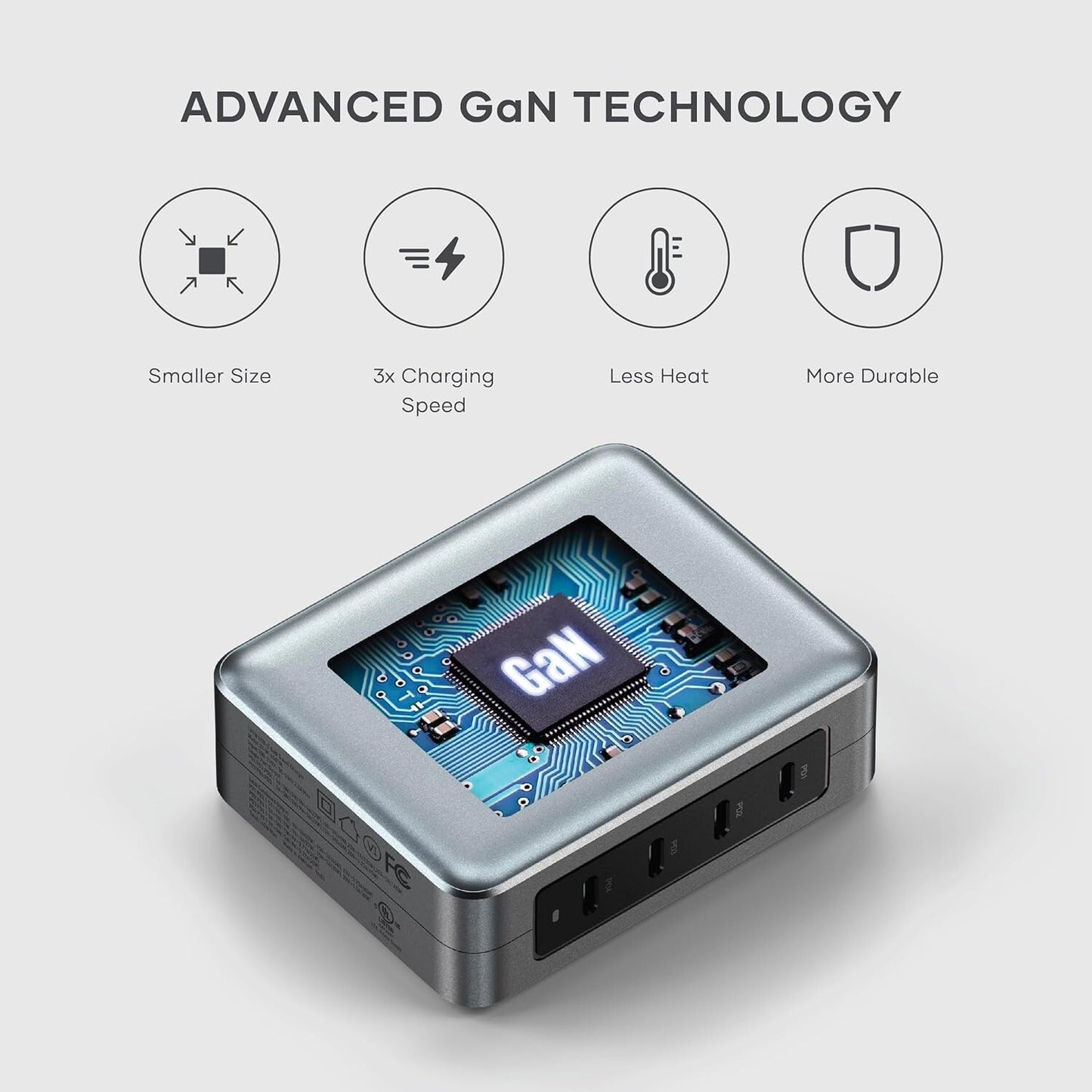 Satechi 145W USB-C GaN Travel Charger 4-Port Fast Charging 2x PD 3.1 OEM