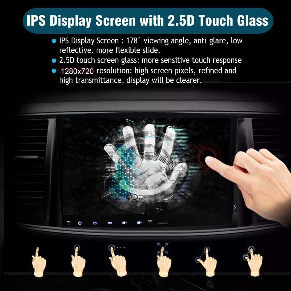 SYGAV Android 11 Car Stereo for Subaru Forester WRX Impreza GPS CarPlay Auto