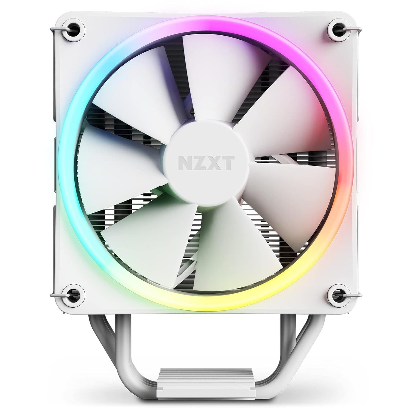 NZXT T120 RGB CPU Air Cooler Low Noise RC-TR120-W1 AMD Intel Copper Pipes White