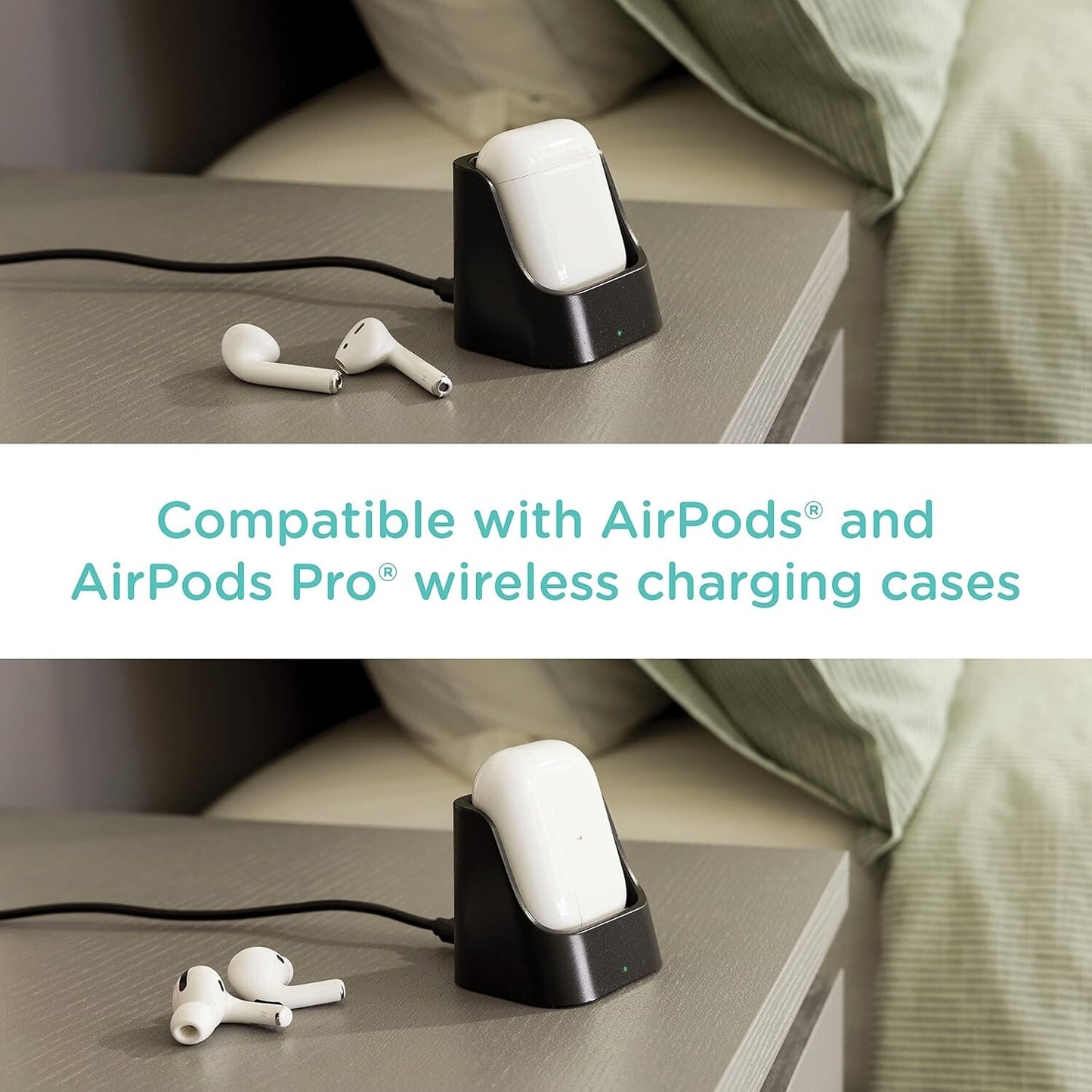 Cordinate Wireless Charging Station Compatible Only w AirPods AirPods Pro
