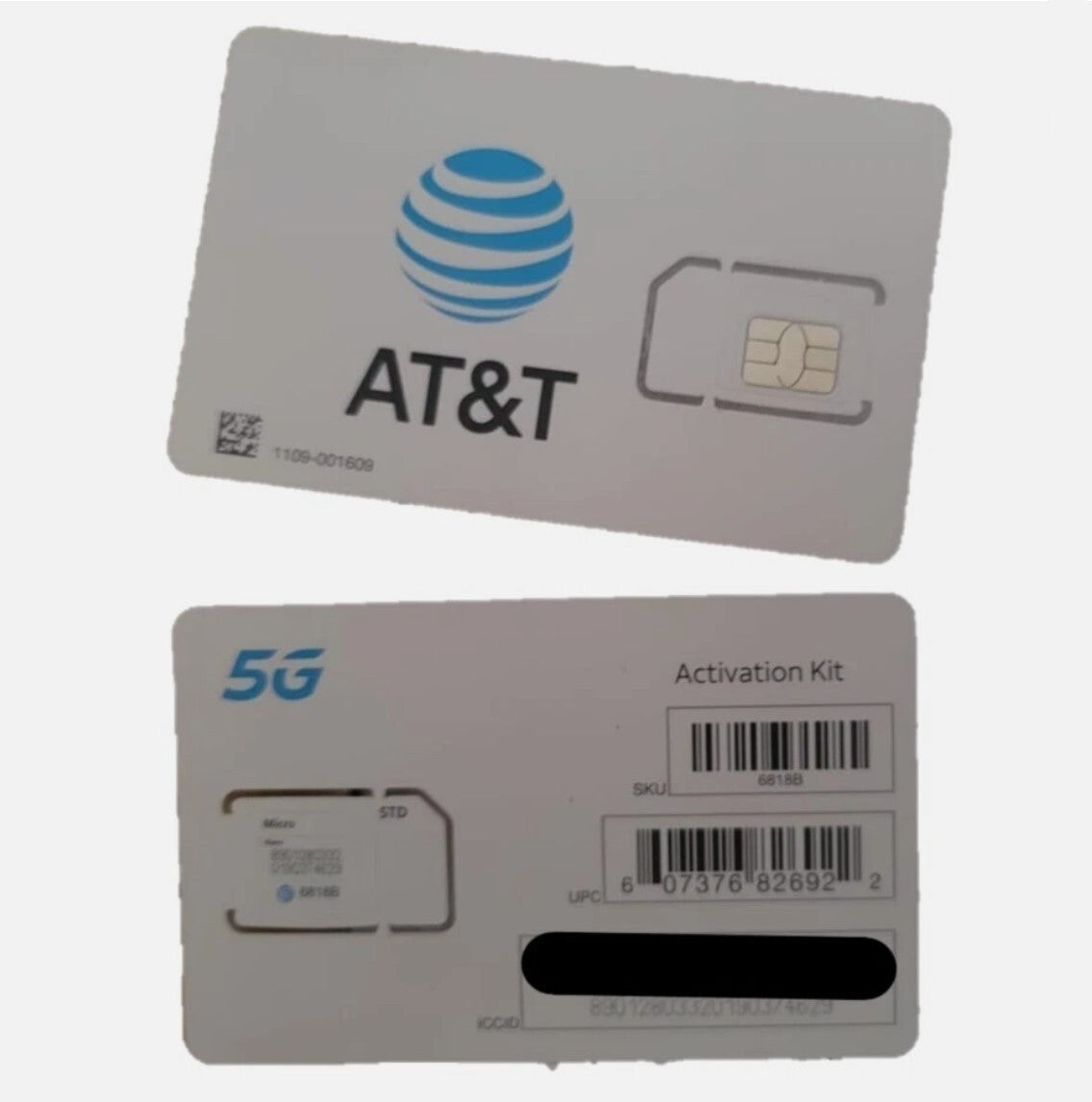 SIM TRIPLE ATT 5G Card Mini Micro Nano Use On Any ATT Device