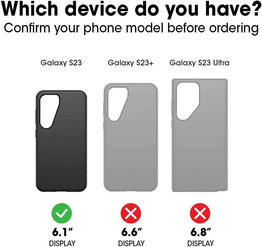 Samsung S23 OtterBox Alpha Flex Clear Screen Protector Galaxy