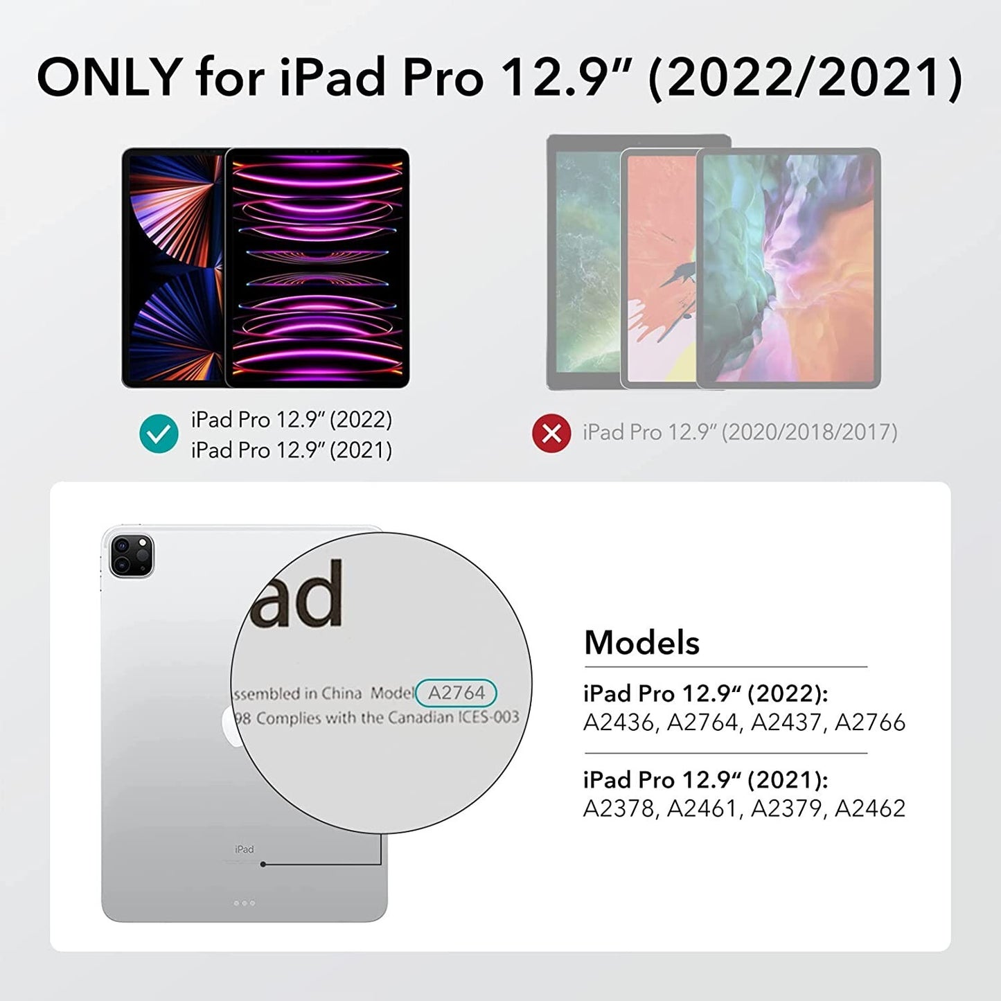 ESR 2022 iPad Pro 129 Inch iPad Pro 129 6th5th Generati