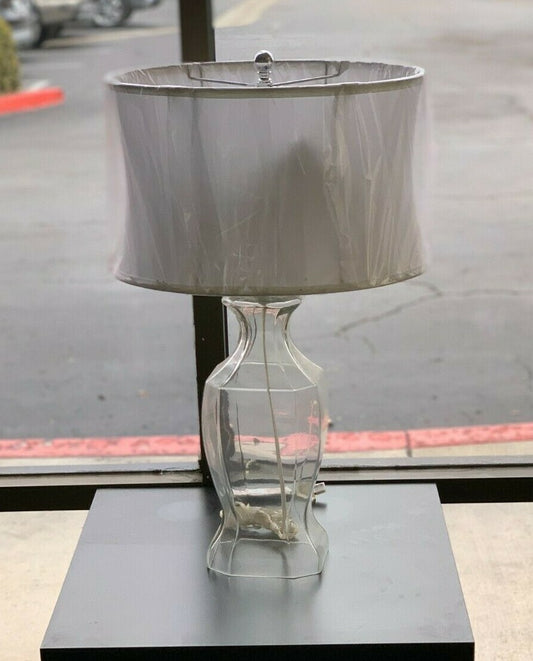 Safavieh Glass Oval Table Lamp 26x18x10