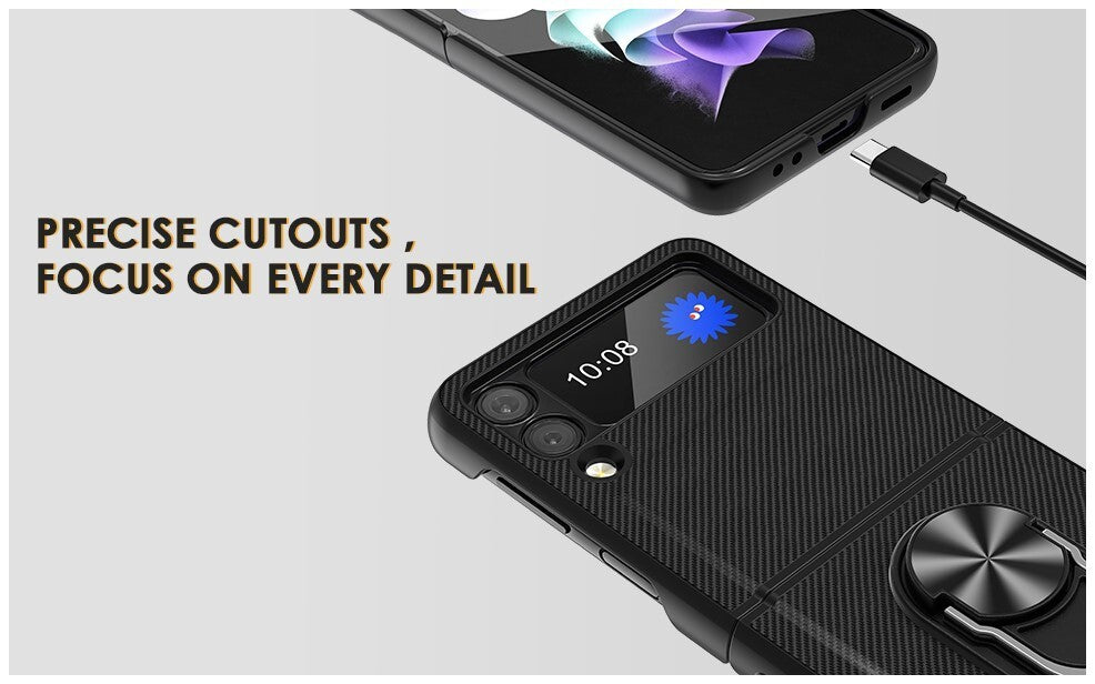 Fewdew Kickstand Galaxy Z Flip 4Z Flip 4 w Hinge Protection