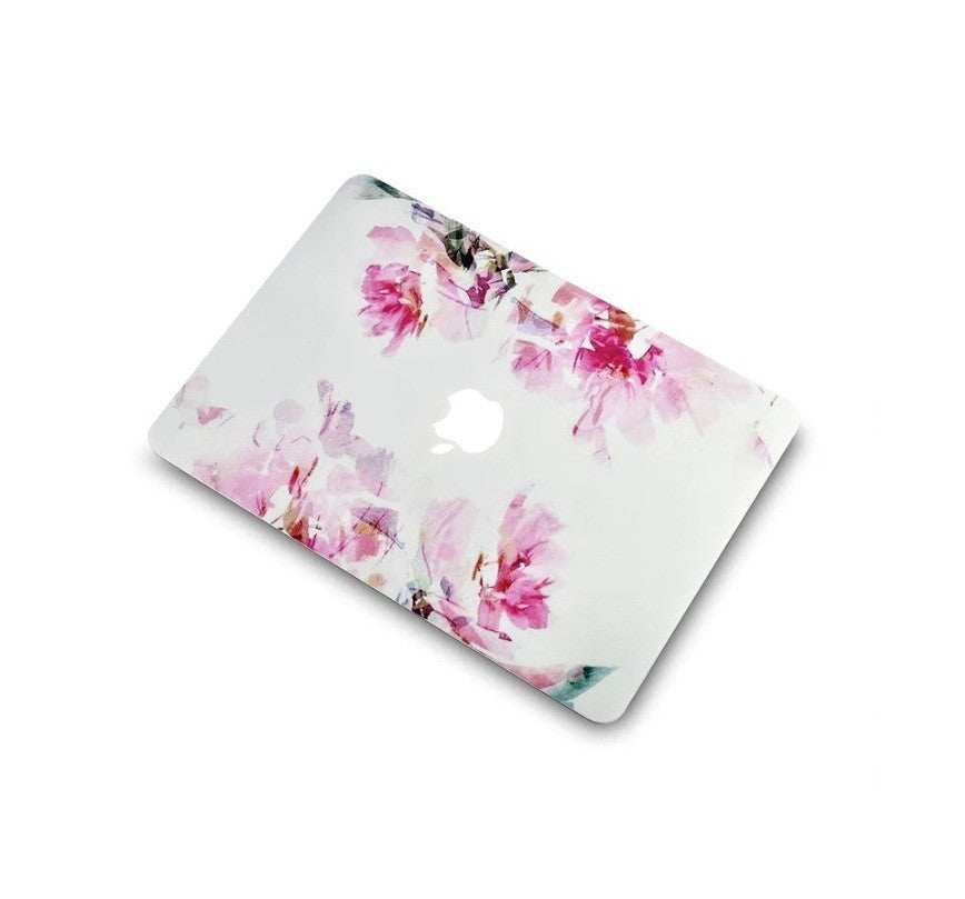 LuvCase MacBook Case Bundle – Flower 22 – w/ Keyboard Cover & Screen Protector