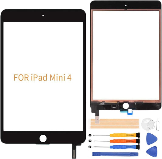 A-MIND iPad Mini 4 A1538 A1550 Touch Screen Digitizer Replacement Black w/Tools