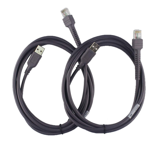PARTSHE USB 2Pack Cable Motorola Symbol Barcode Scanne