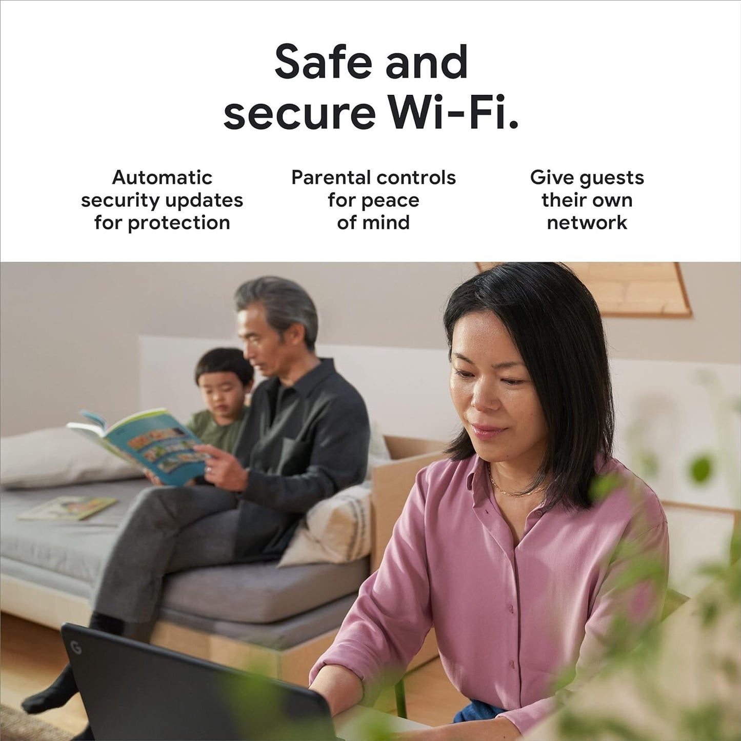 Google Nest WiFi Pro WiFi 6E Reliable Home WiFi System w Fast Speed Coverage