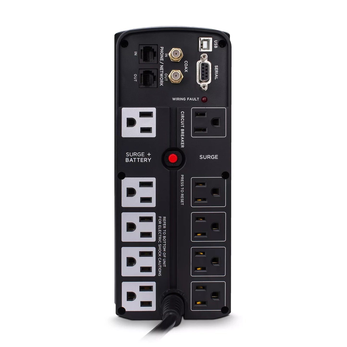 CyberPower 1350W UPS Battery Backup CST135XLU, 120V, LED Display – Black