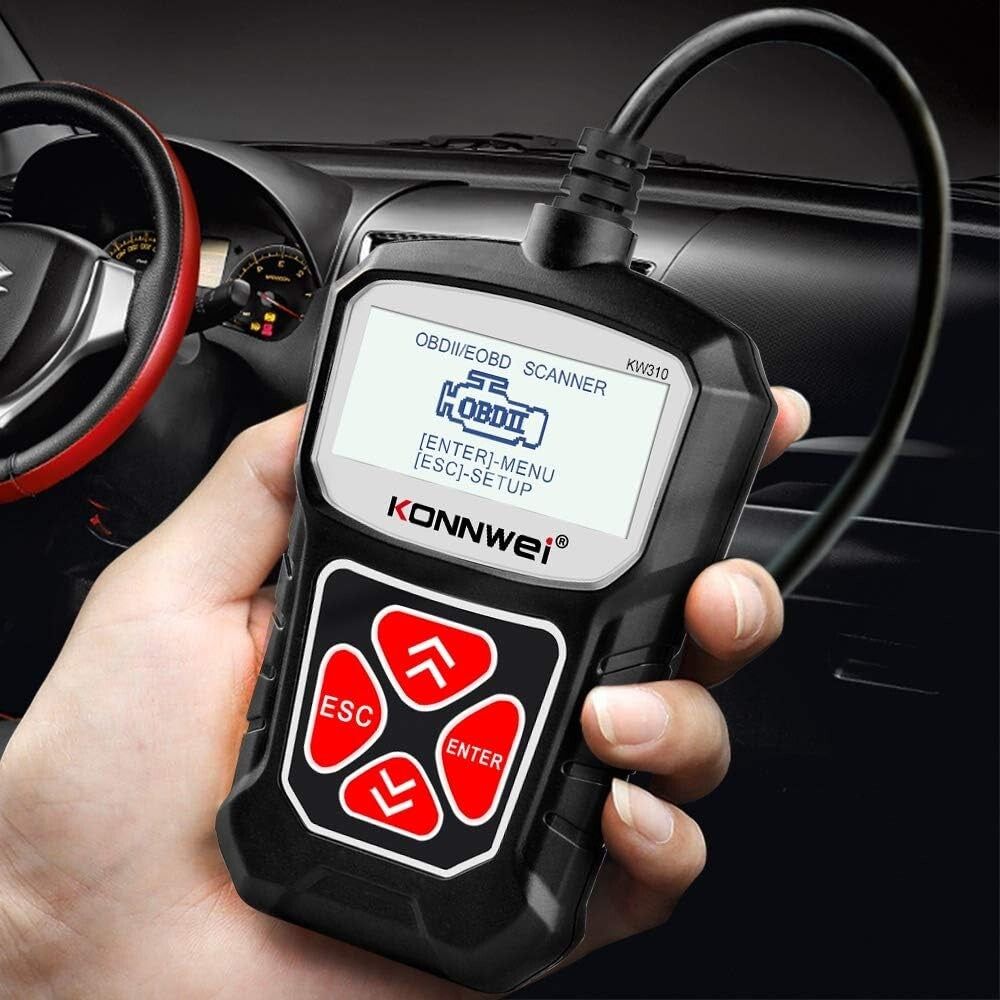 KONNWEI KW310 Scanner Full Functions 10 Modes Car Engine Diagnosti