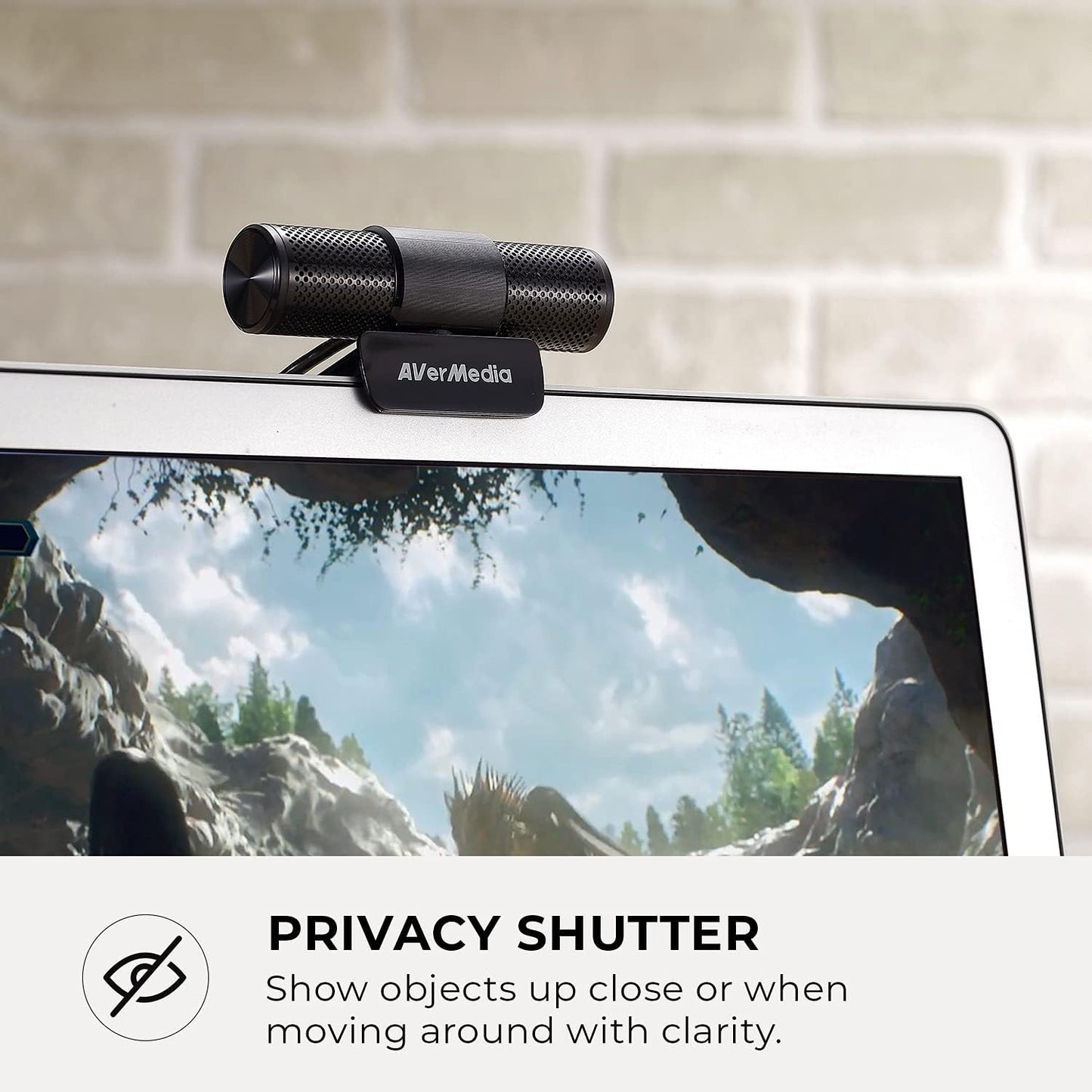AVerMedia PW313 Live Streamer Cam 313 – Full HD 1080p Webcam w/ Mic & Swivel