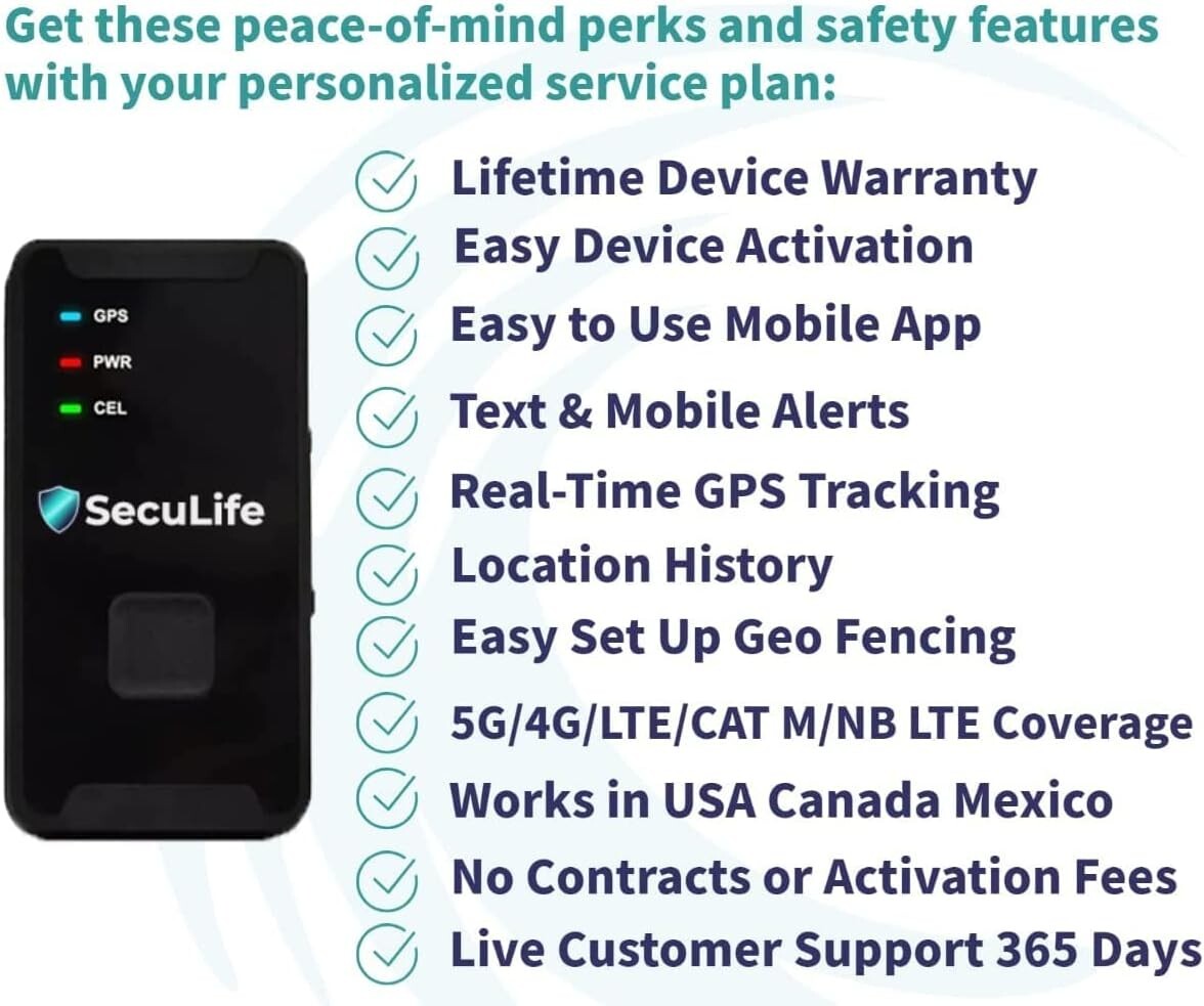 GL300 GL310 SecuLife Personal Tracker series RealTime Tracker