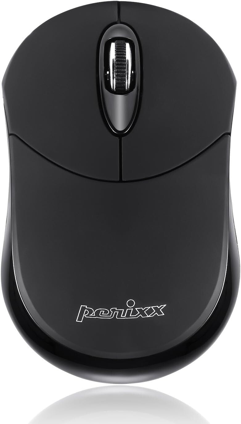 PERIMICE-802B Wireless Bluetooth Mouse Portable Design Windows iOSBlack