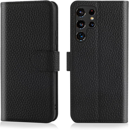Samsung S22 RFID Galaxy Ultra 5G 68 Wallet Blocking Cowhide Purple