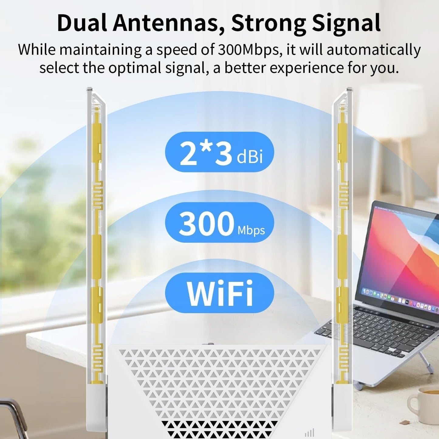 2025 Fastest WiFi Extender – Coverage up to 9999 sq.ft, Ethernet & Access Point