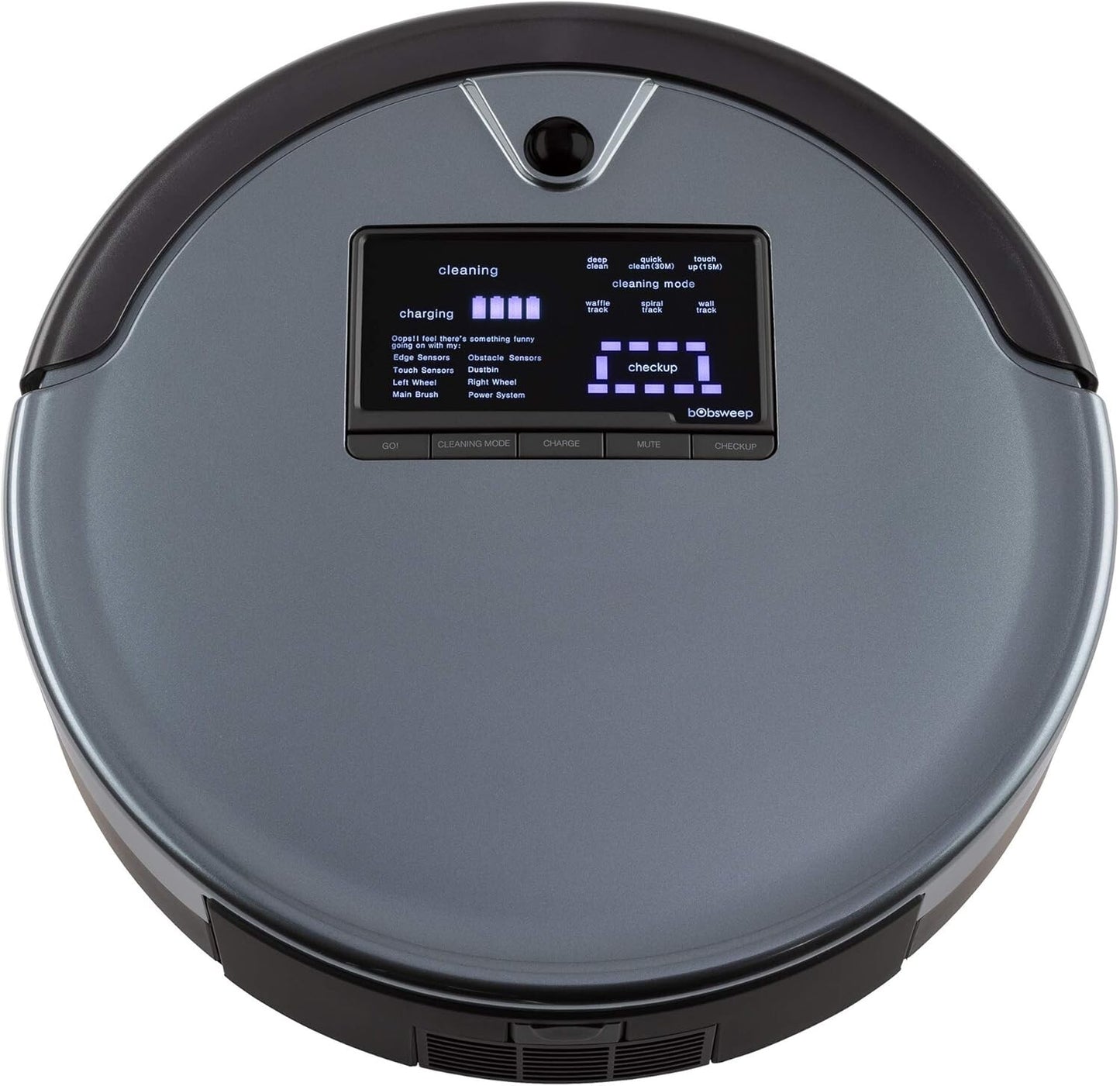 bObsweep PetHair Plus Robotic Vacuum Cleaner Mop Charcoal