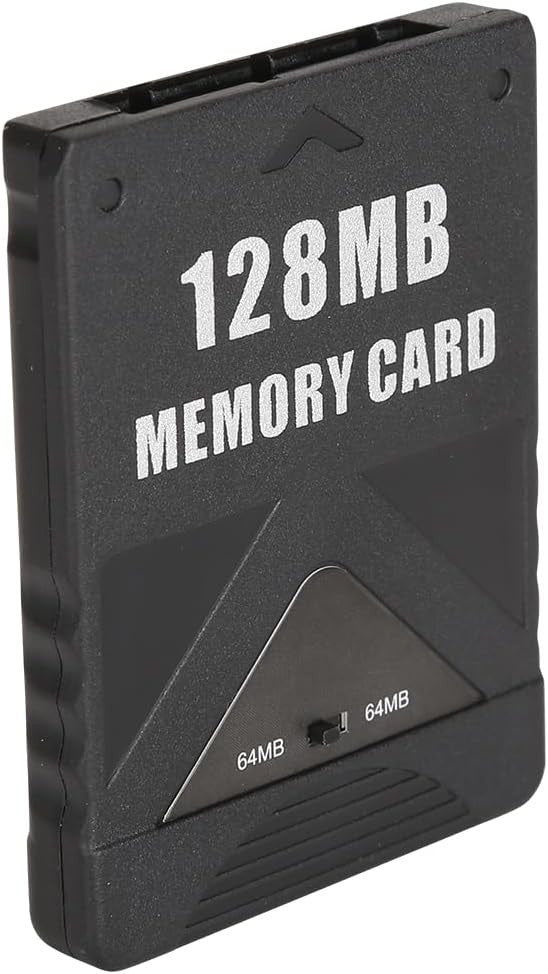 TPFOON 2pcs Pack 128MB High Speed Game Memory Card Comp. w/ Sony Playstation 2